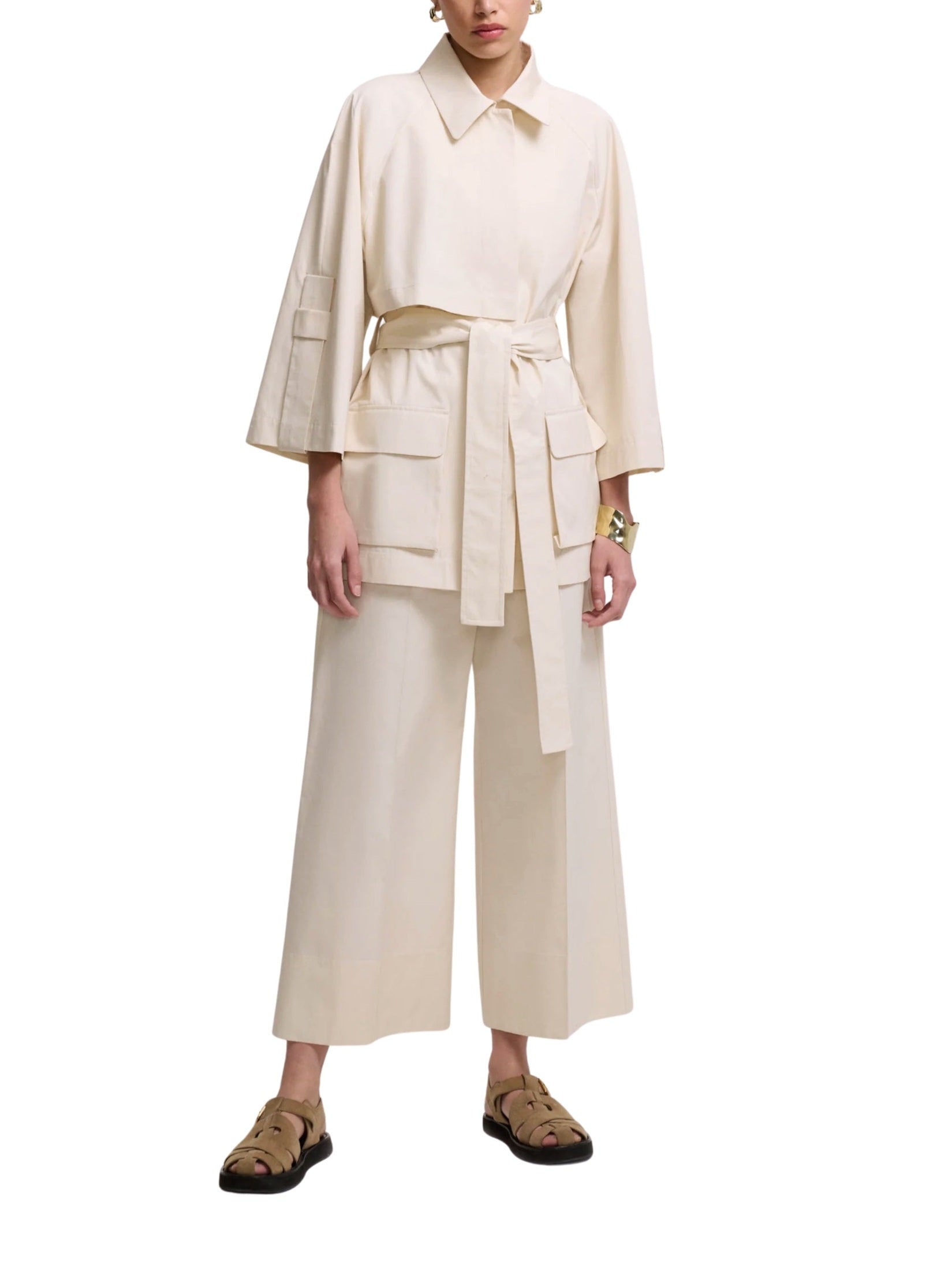 Cotton beige jacket