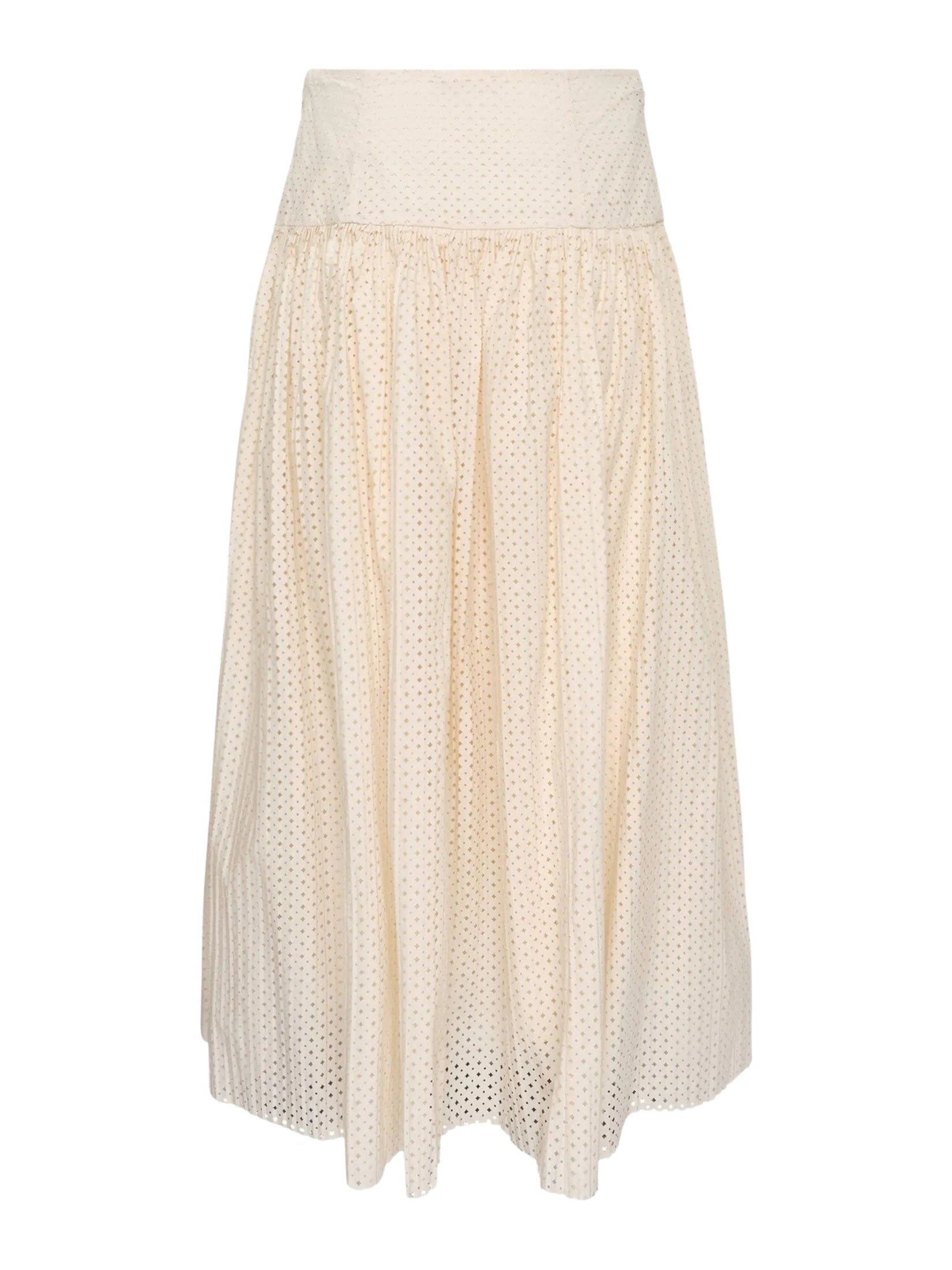 Nalla a-line midi skirt - Cowrie