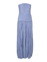 Danielle crinkle jersey bustier gown