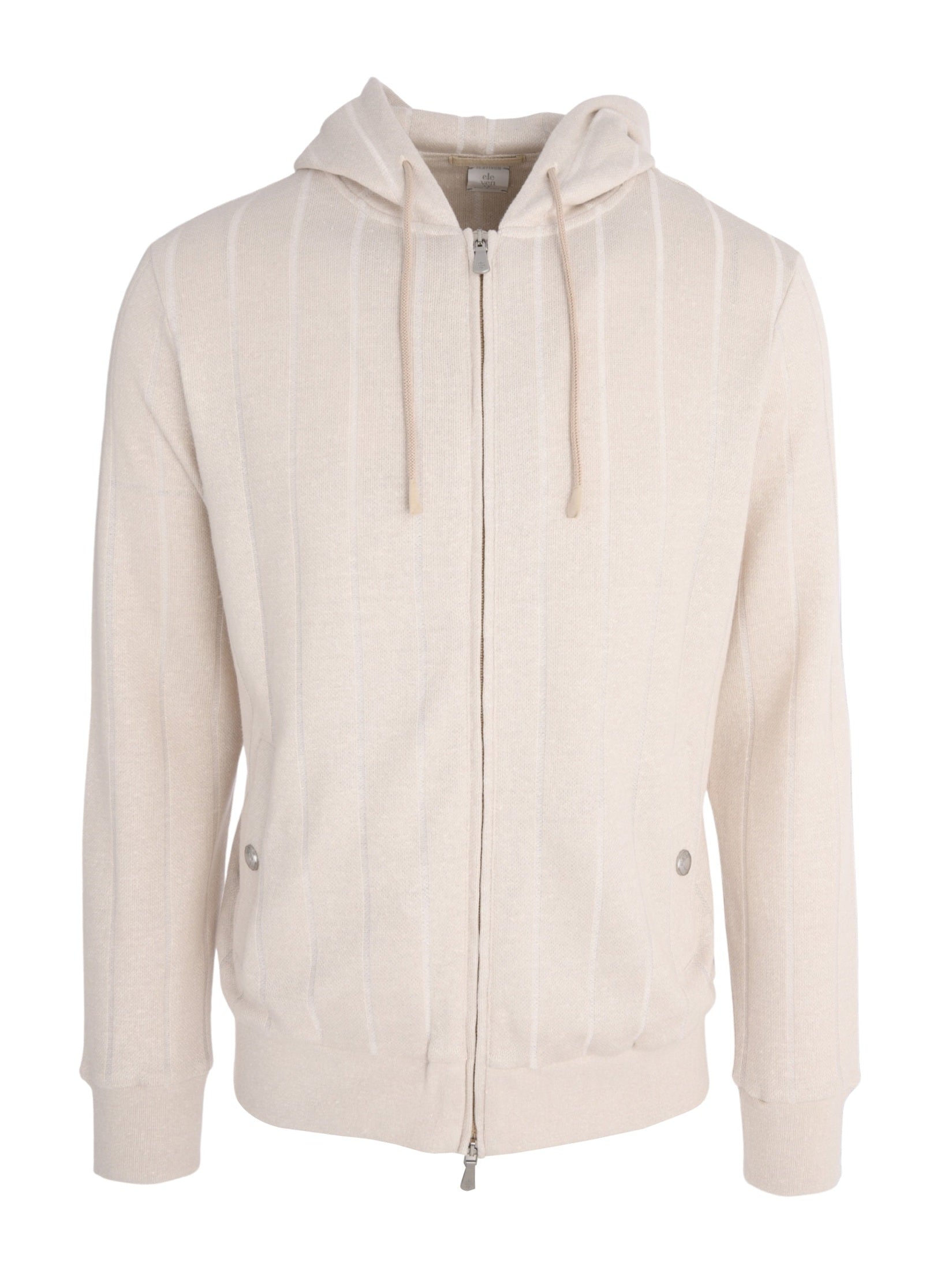 Hooded full zip sweatshirt