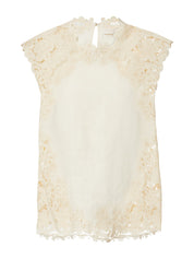 Amelie sl linen top