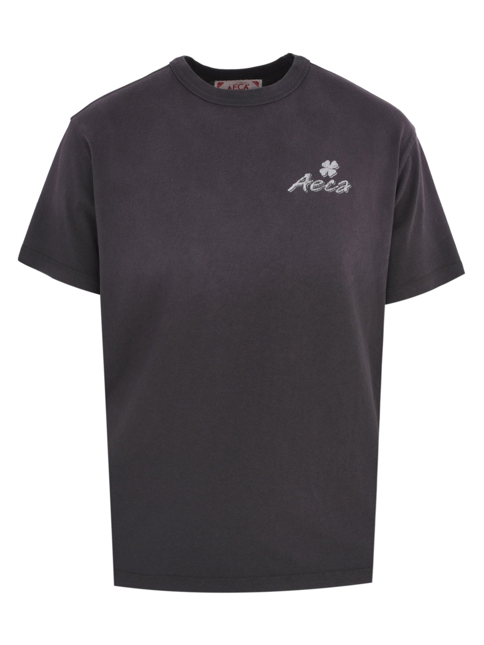 Aeca palm washed half sleeve tee