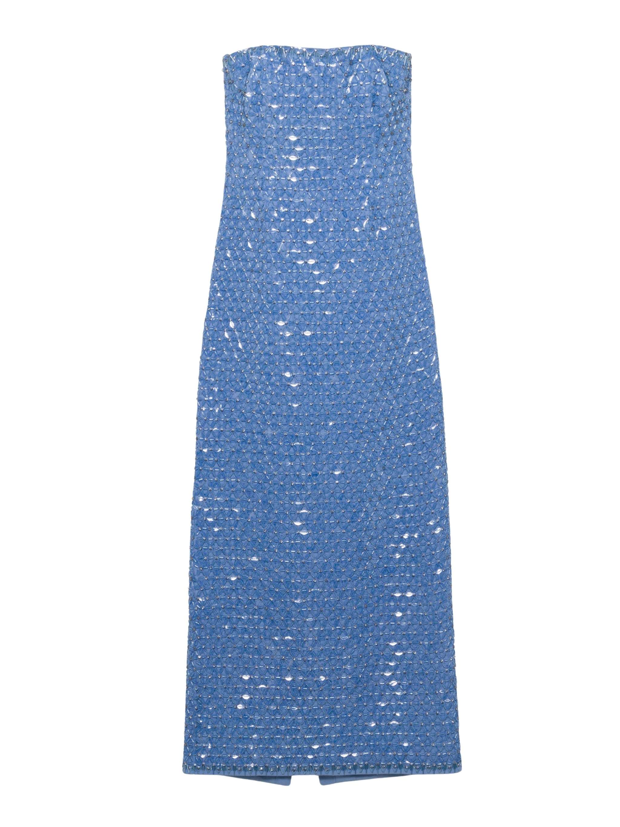 Vanessa embellished bustier midi dress