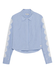 Renata cropped button down shirt
