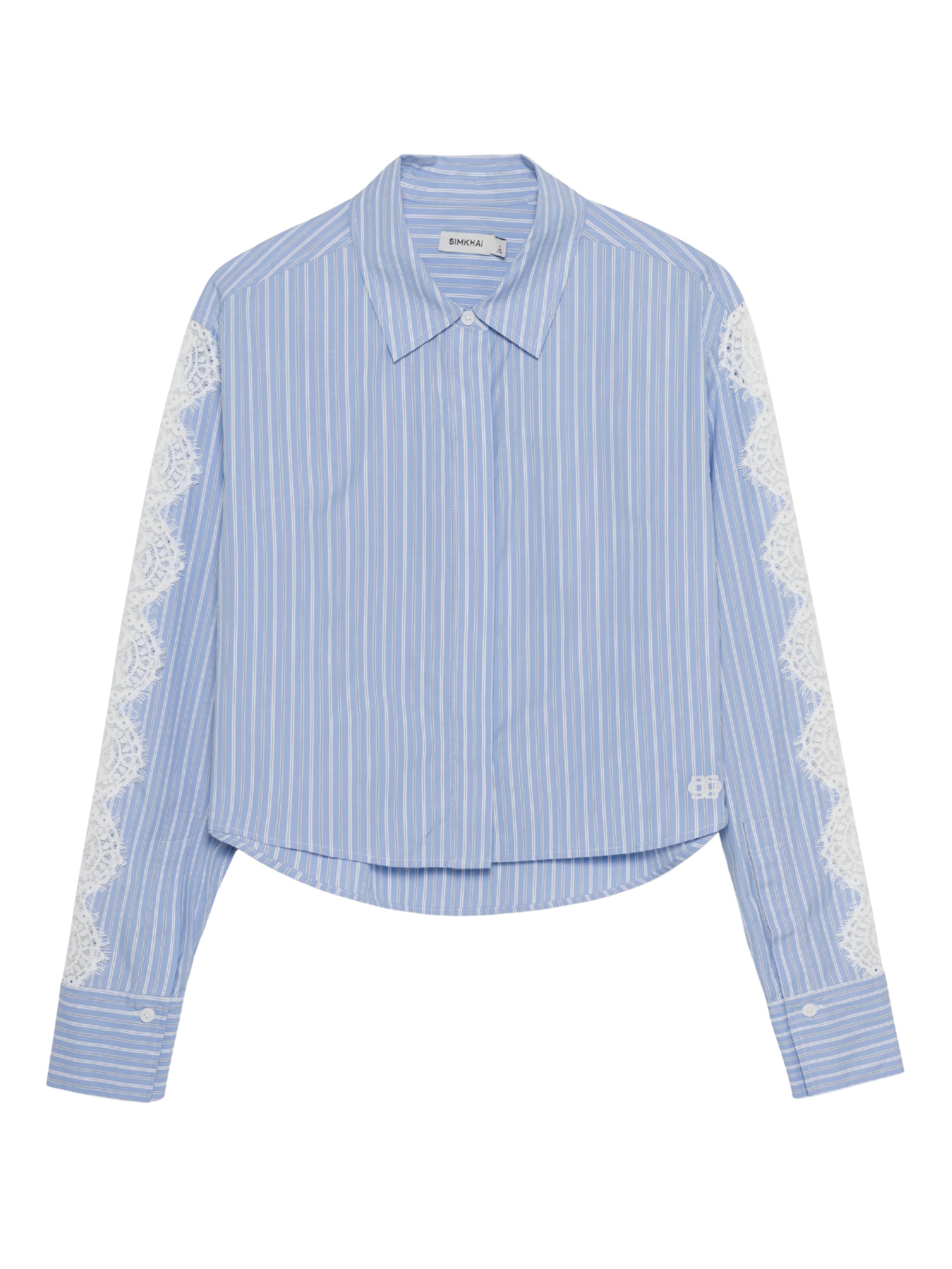 Renata cropped button down shirt