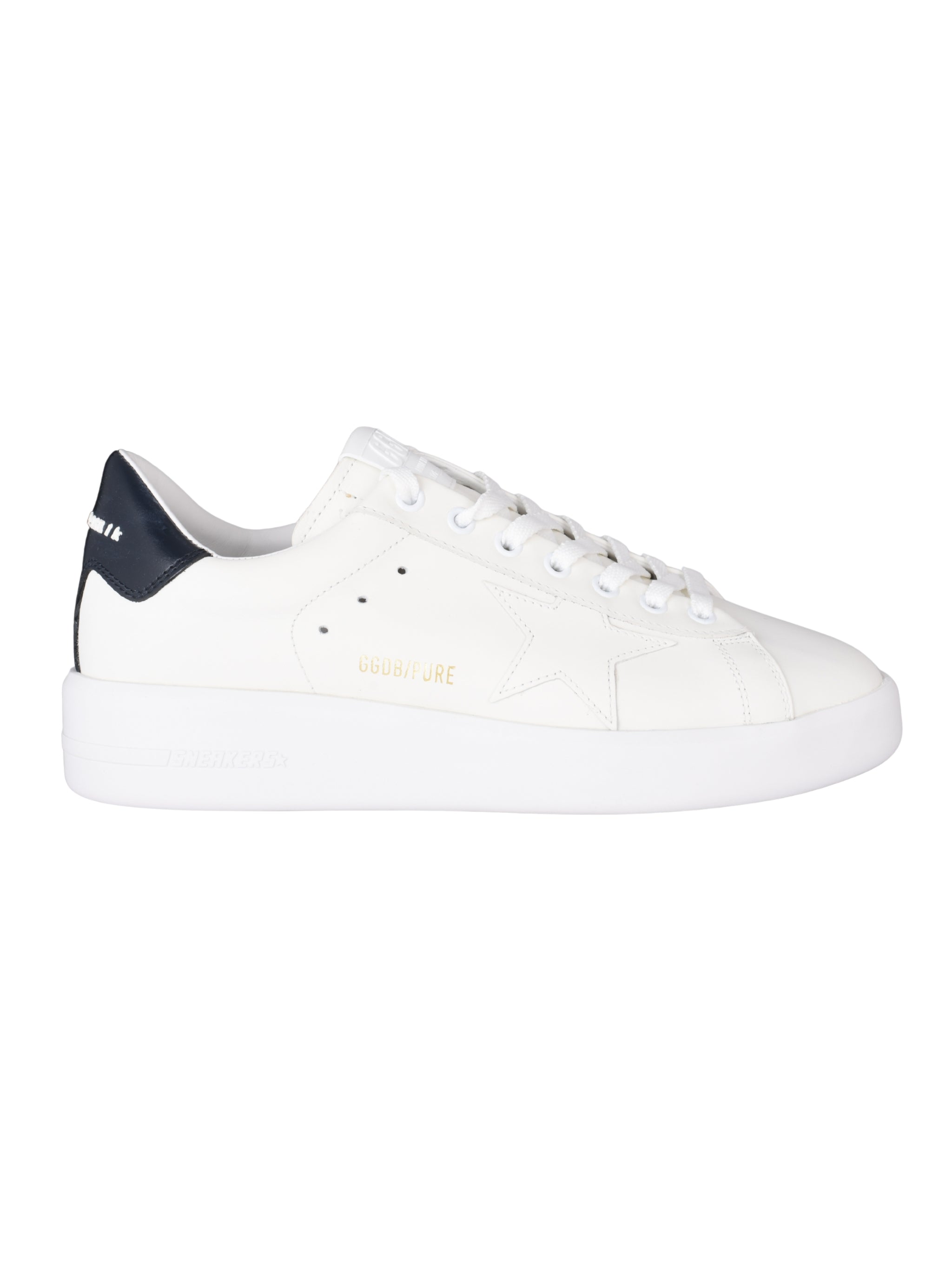 Pure star leather upper and star shiny leather heel