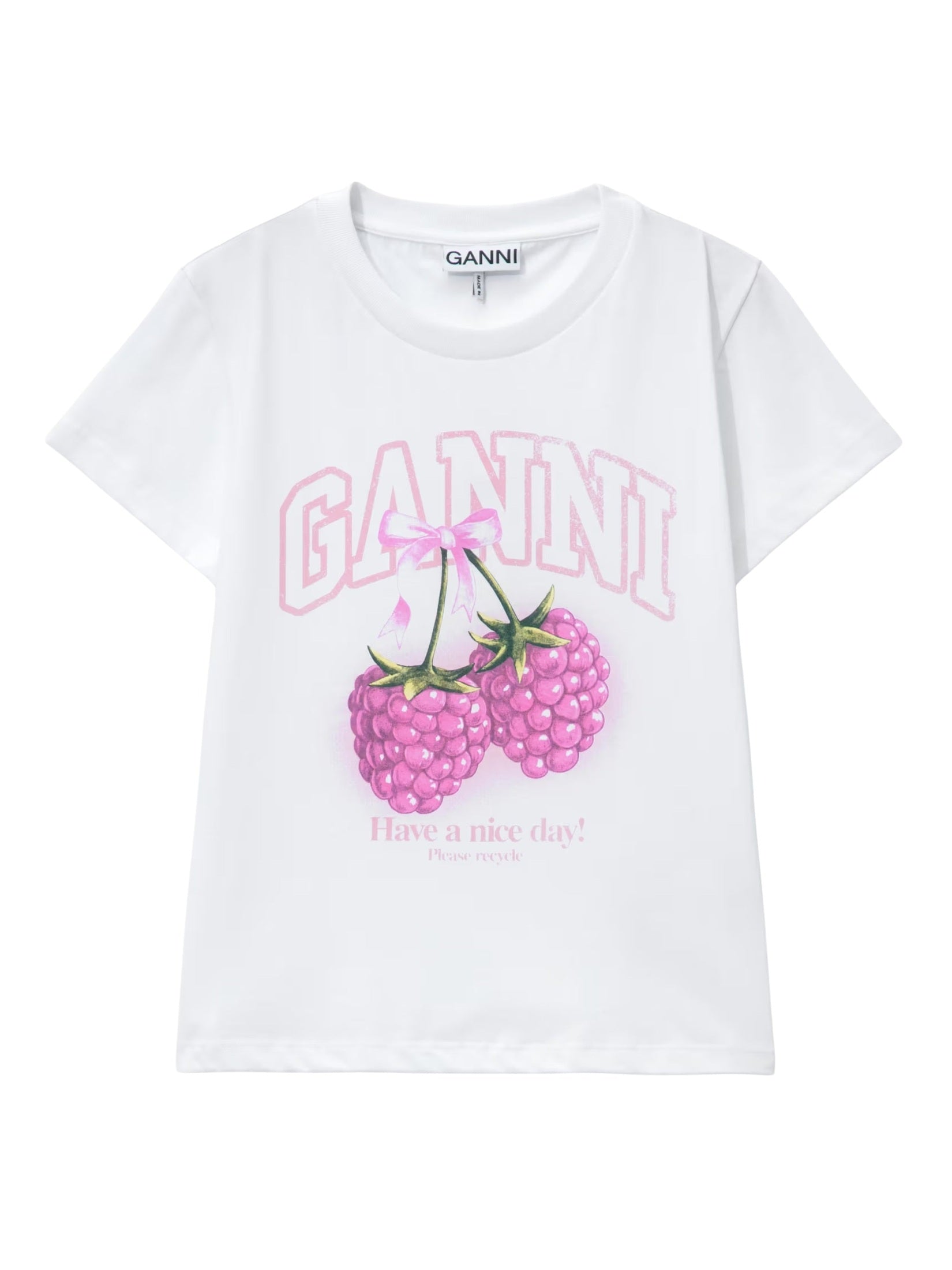 Baby fit t-shirt raspberry