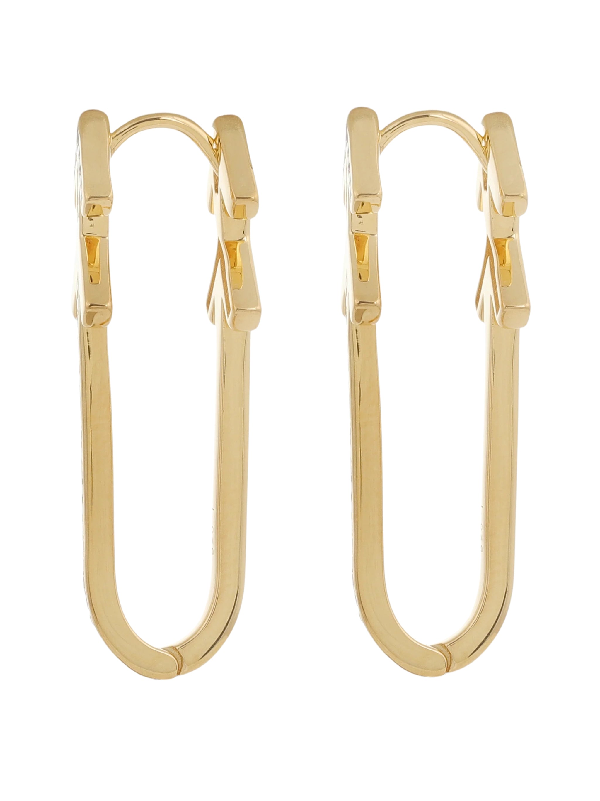 Arrow earrings in asha earrings in in sterling silver & 18k gold vermeil and white cz