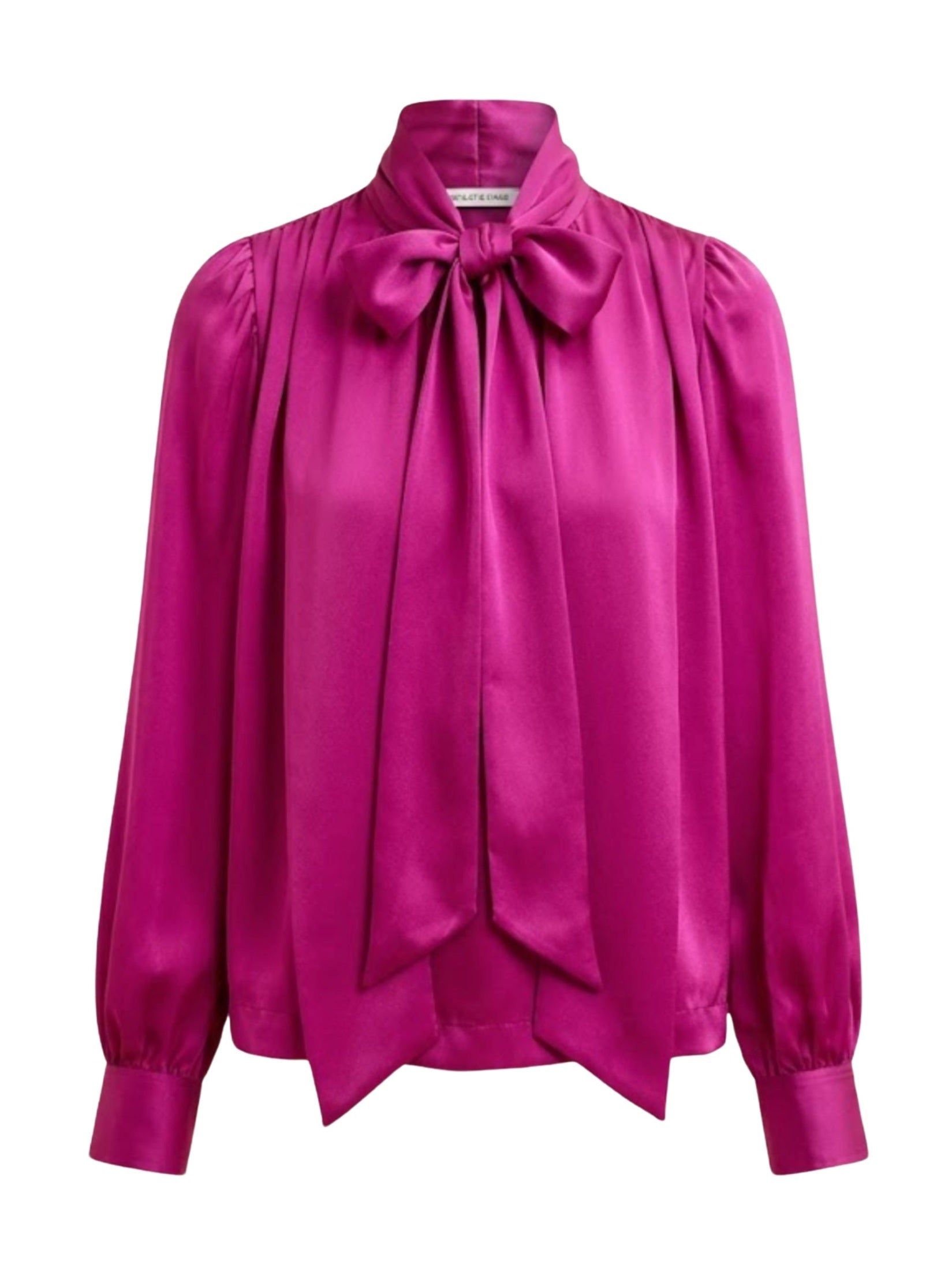 Ornament tie neck blouse