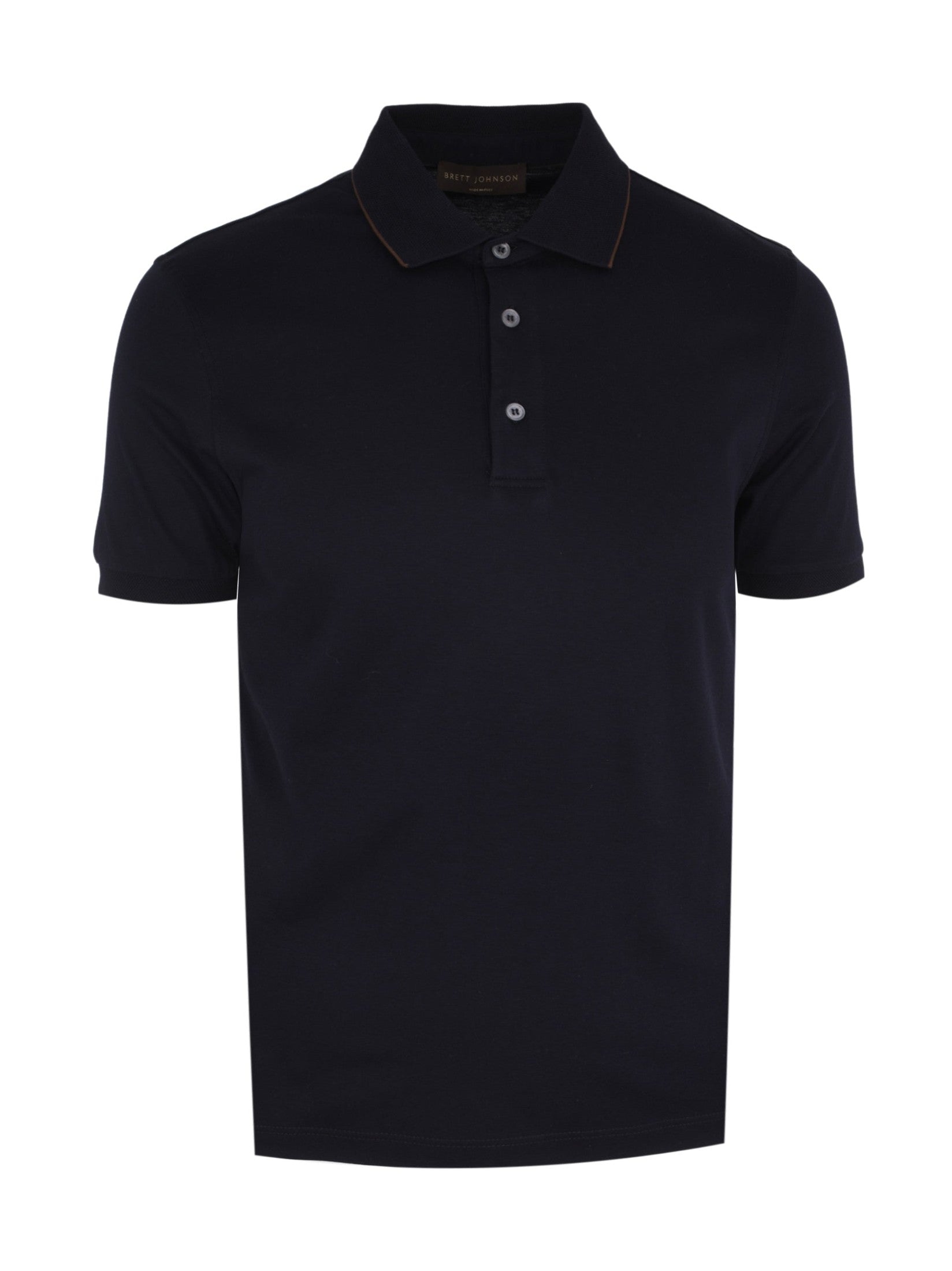 Cotton and silk short sleeves polo