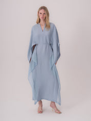 V-Neck Linen Dress