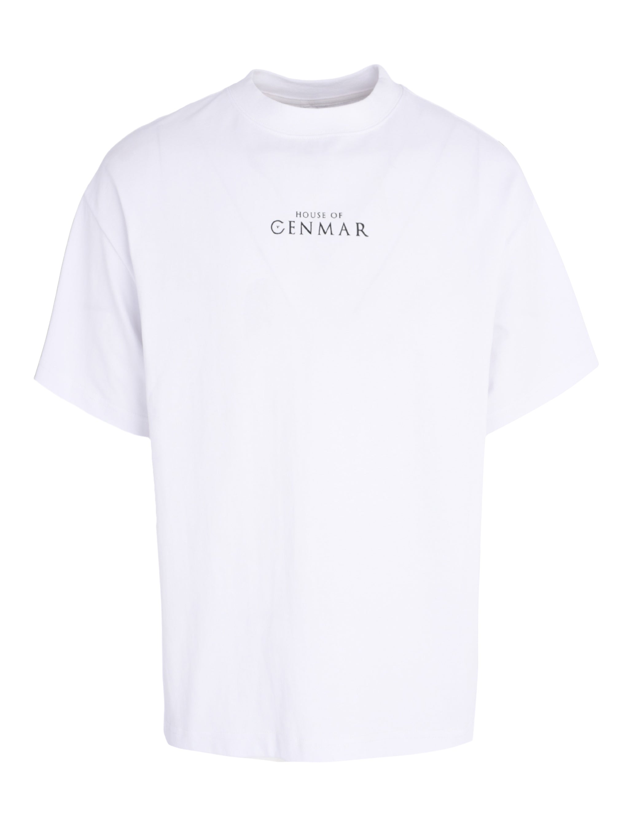 CENMAR WHITE T-SHIRT WITH A BEDOUIN PRINT