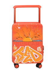 Buscar orange hand painted