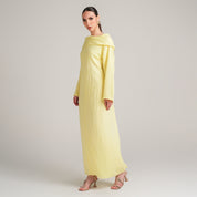 YELLOW LINEN DRESS