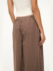 Bonfire pant dark oak micro stripe