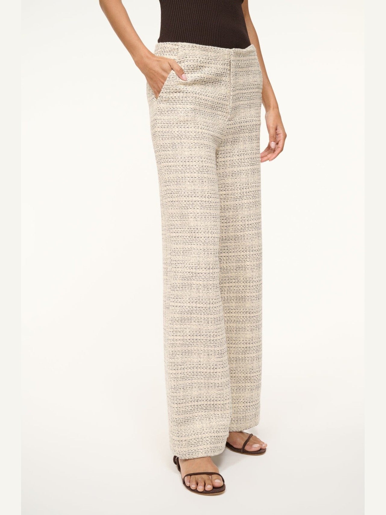 Lilia pant ivory multi