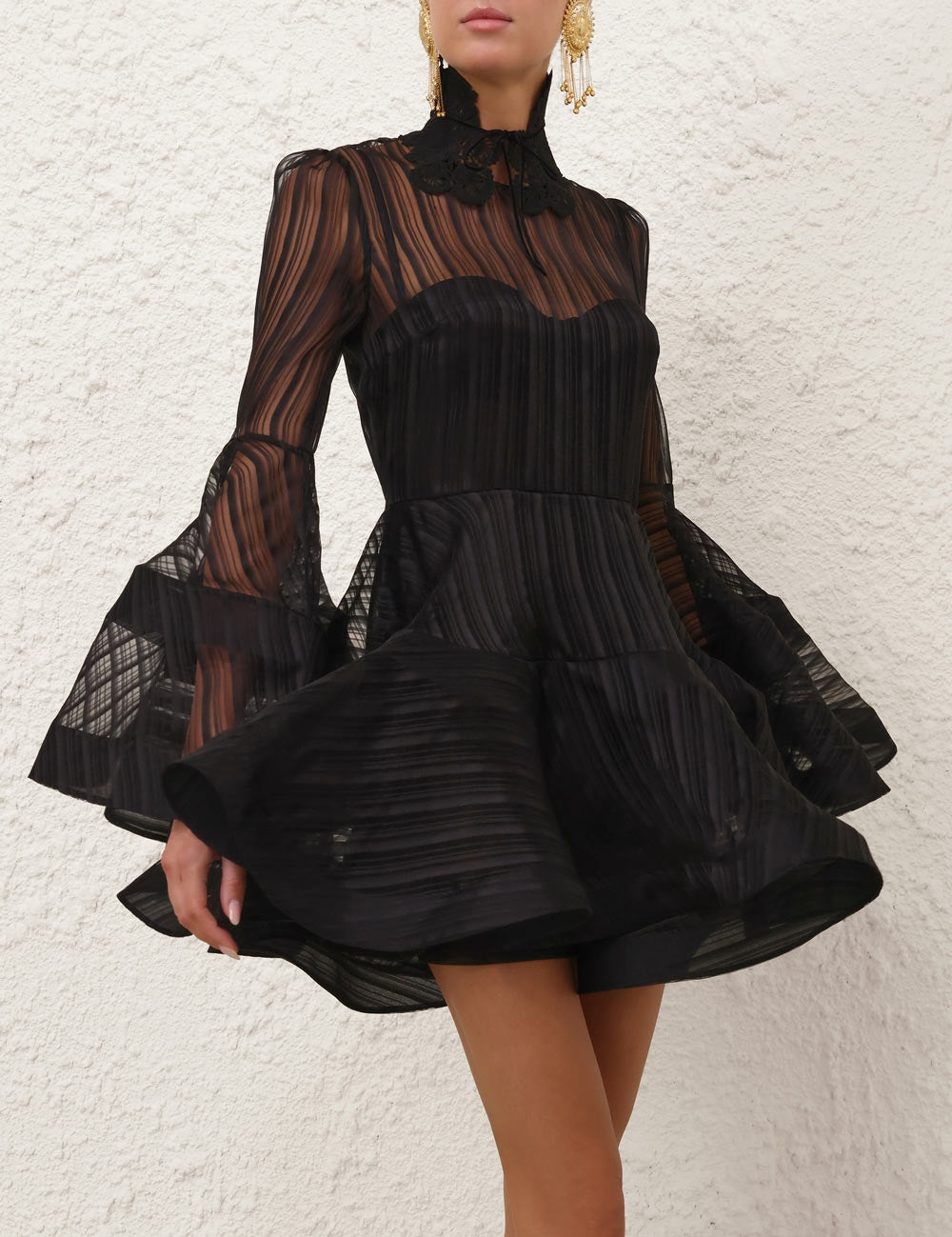 Valiant lantern mini dress