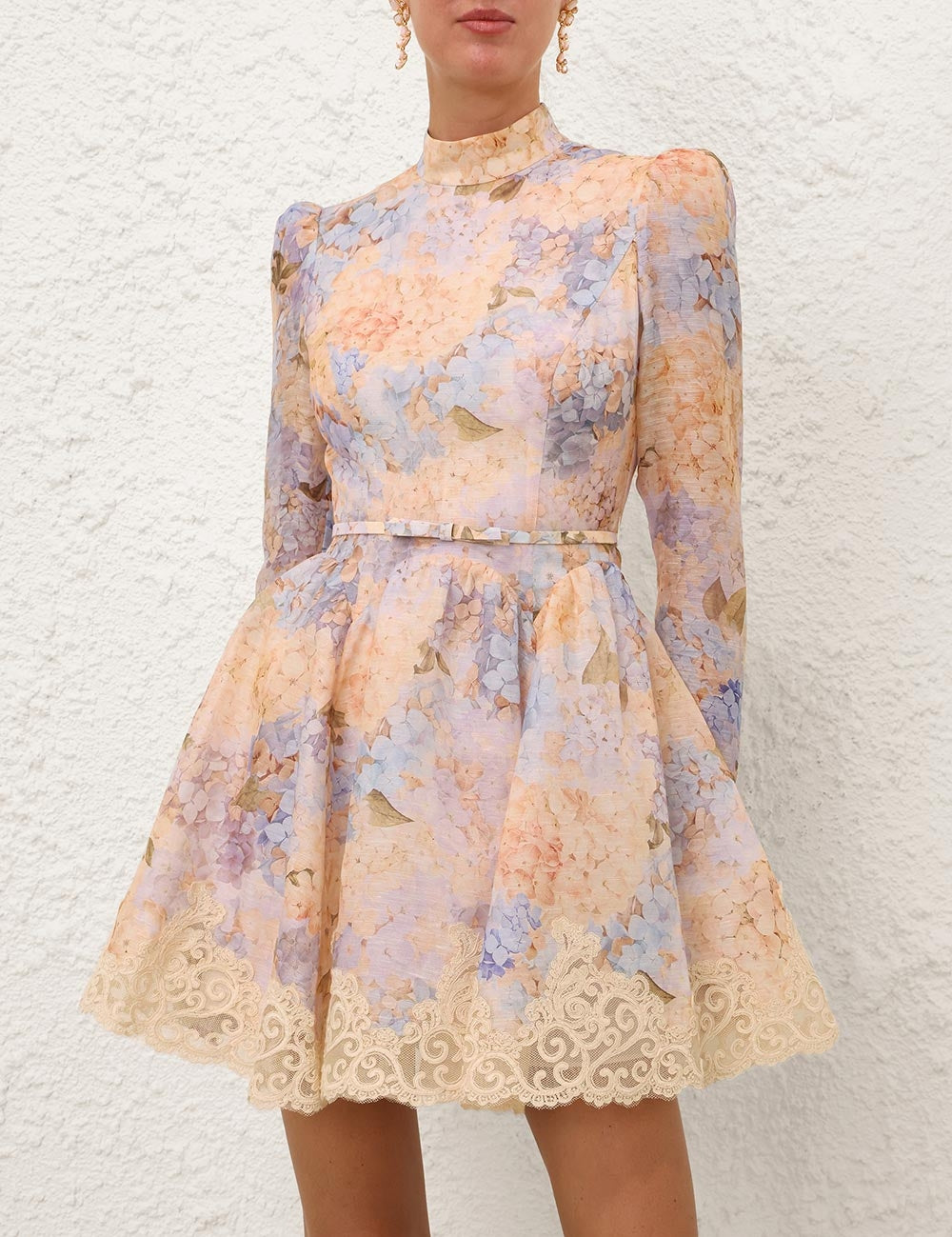 Valiant panelled mini dress