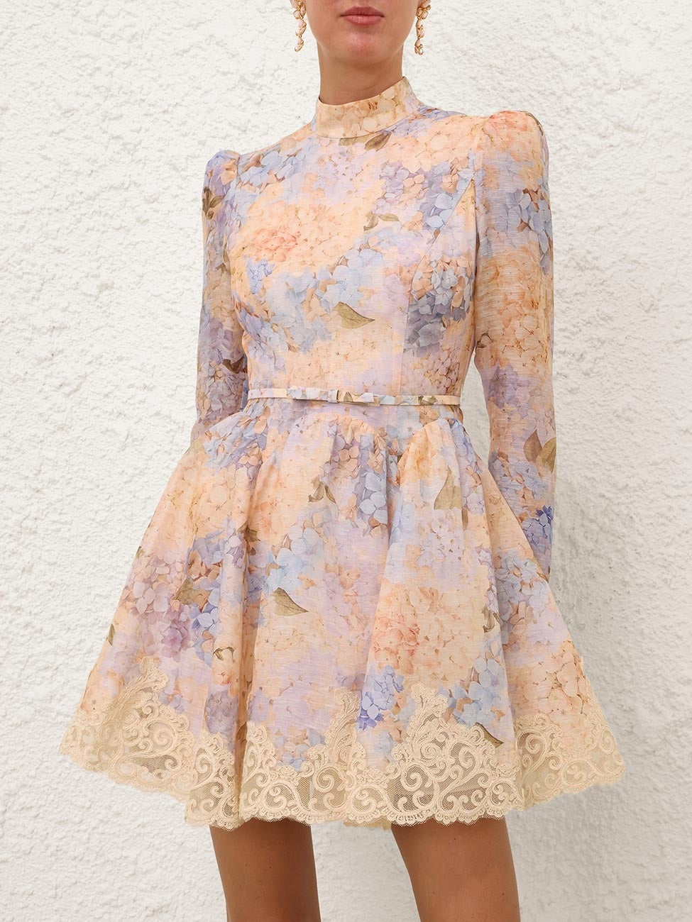 Valiant panelled mini dress