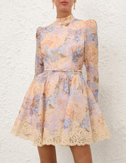 Valiant panelled mini dress