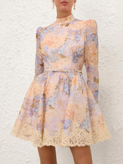 Valiant panelled mini dress