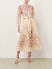 Ascent circle midi skirt