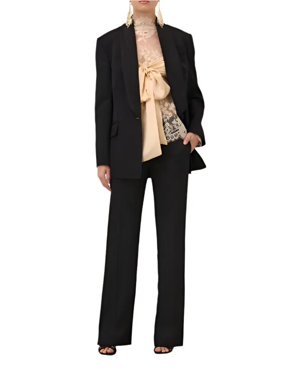 ILLUSTRATION STRAIGHT TUX PANT