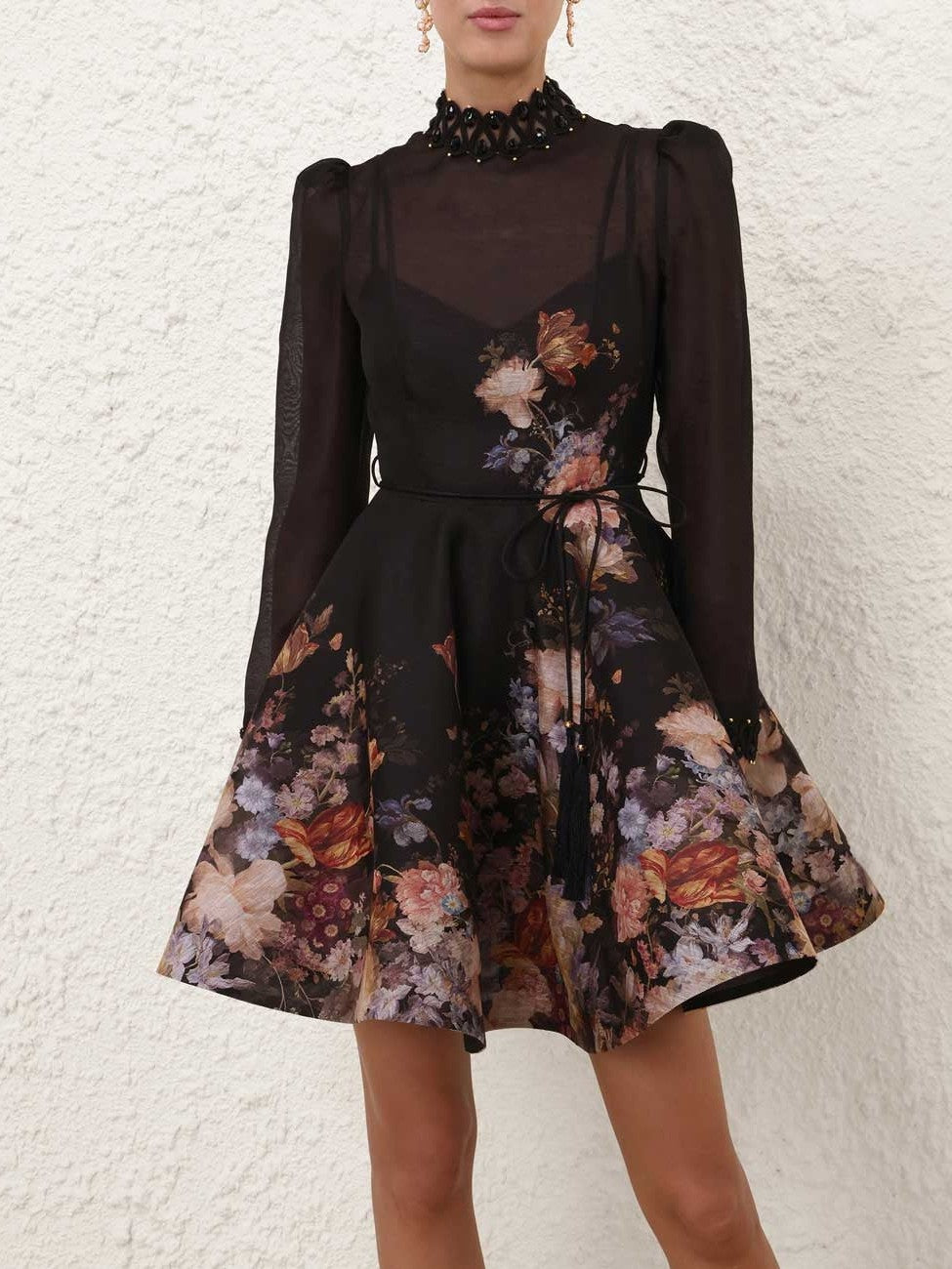 Valiant embellish mini dress
