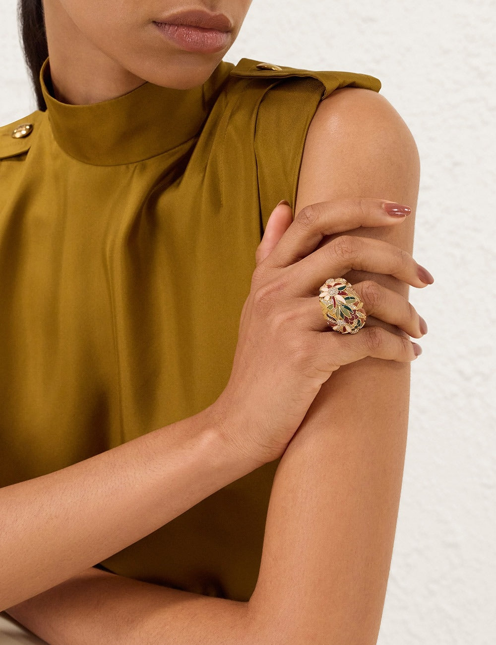 Botanica cocktail ring
