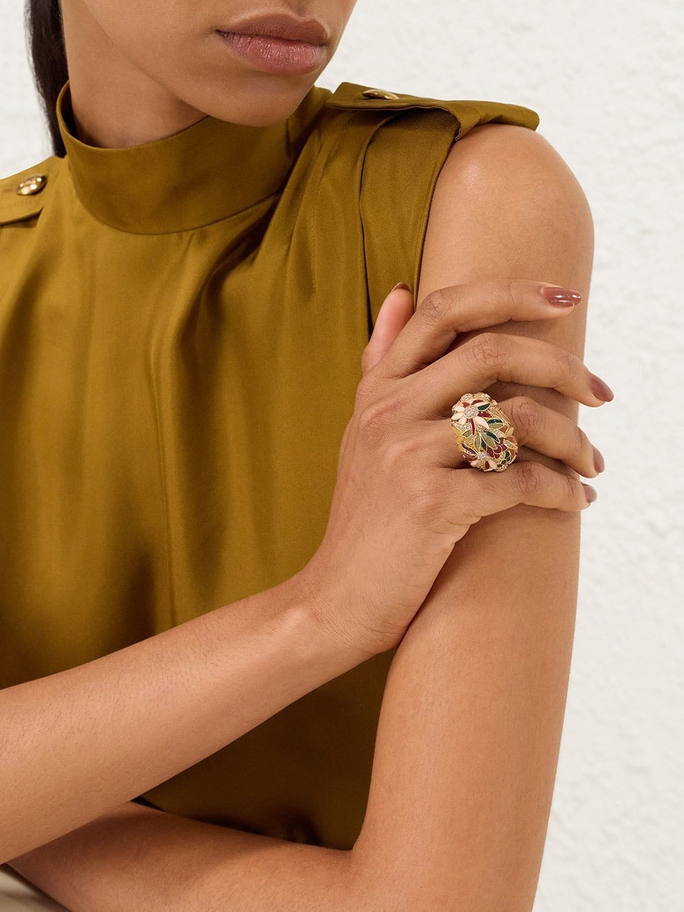 Botanica cocktail ring