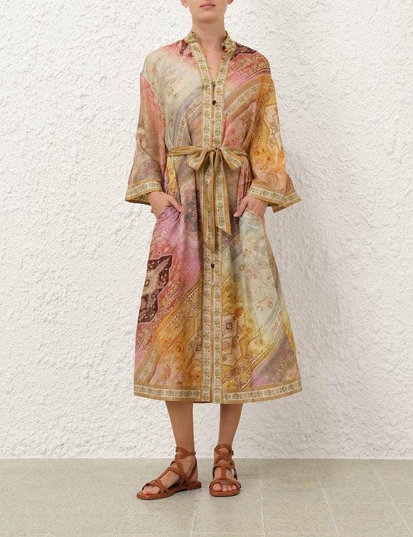 TALLOW MIDI SHIRT DRESS