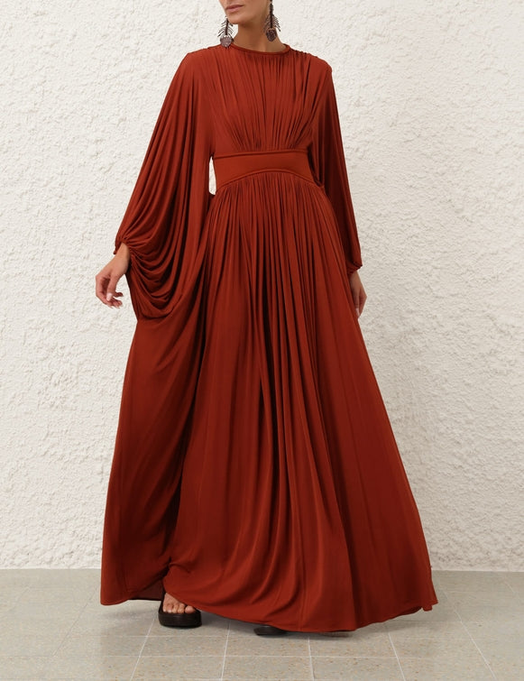 ILLUMINATE BATWING MAXI DRESS