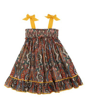 OTTIE SHIRRED DRESS