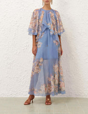 CASCADIAN TIERED MAXI DRESS
