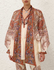 RHIANNON TIE NECK BLOUSE