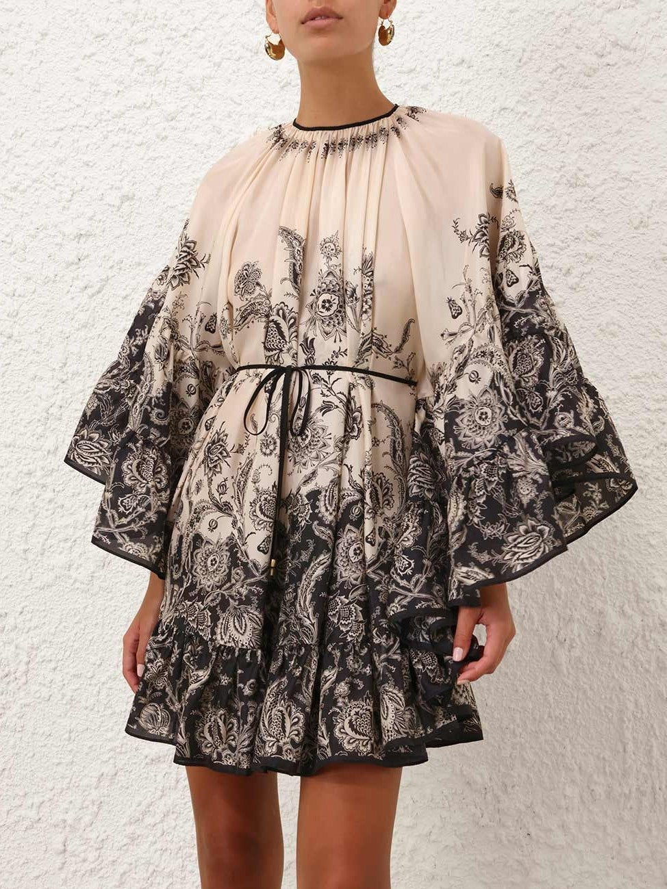 Rhiannon lantern mini dress