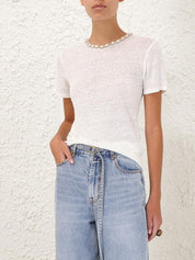 Illuminate embellished tee