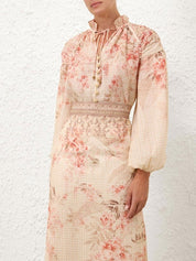 Illuminate billow blouse