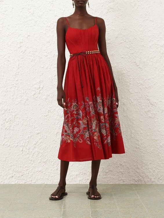 Rhiannon corset midi dress