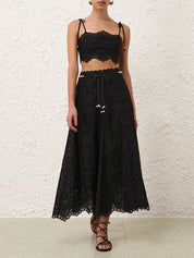 Rhiannon embroidered skirt
