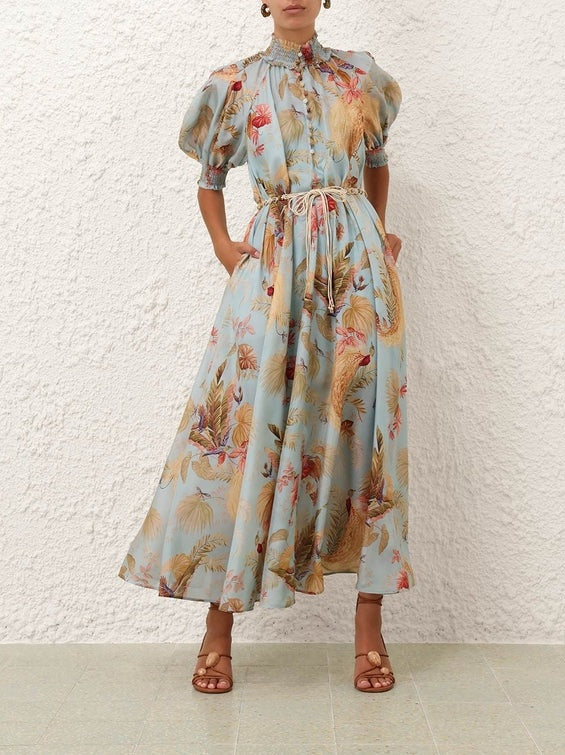 Ascension billow maxi dress