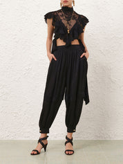 Hypnotic silk harem pant