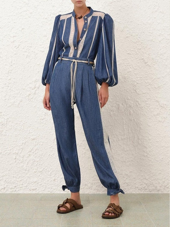 Awaken denim harem pant