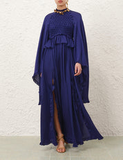 HYPNOTIC SMOCKED FLUTTER DRESS