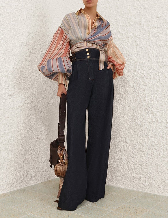 Rebellion denim tailored pant