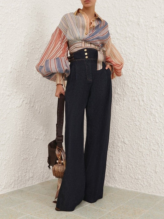 Rebellion denim tailored pant