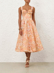 Rebellion drape midi dress