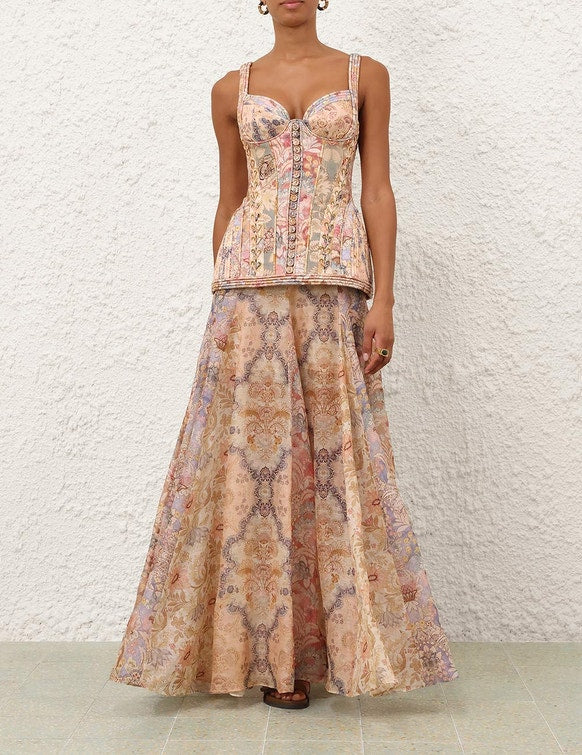 Rebellion corded maxi dress
