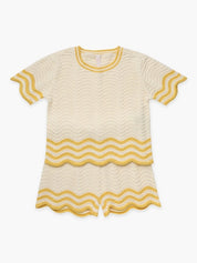 Alight Textured Knit Tee تي شيرت 