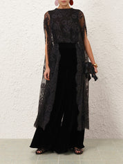 Valiant lace caped top